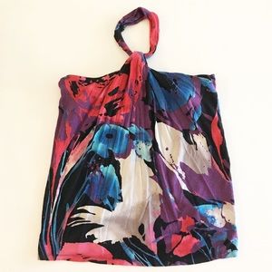 🌟Express color block top with built in shelf bra